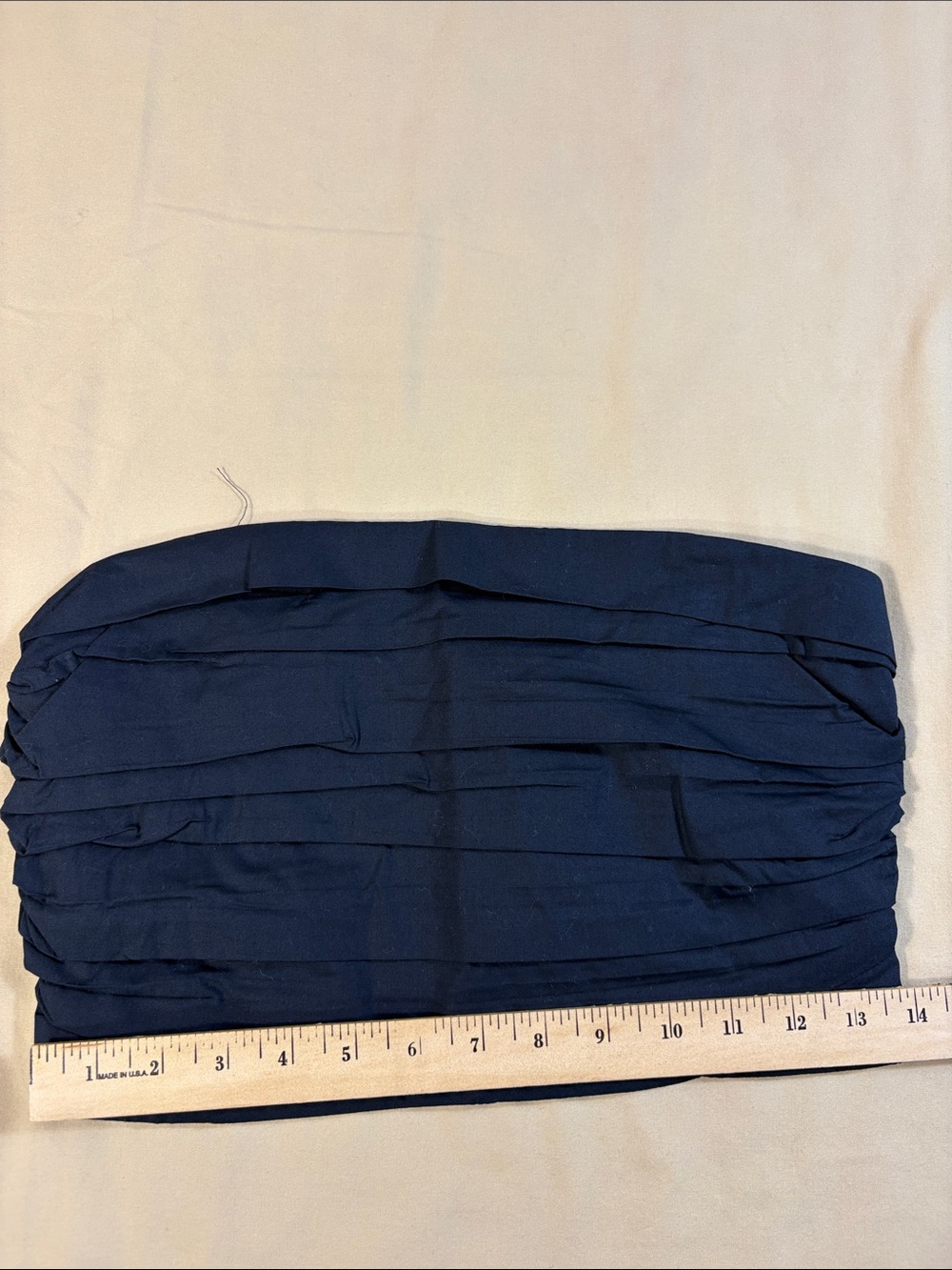 Abercrombie & Fitch NWT Black Festival Smocked Strapless Tube Top Women's Medium - Picture 7 of 12